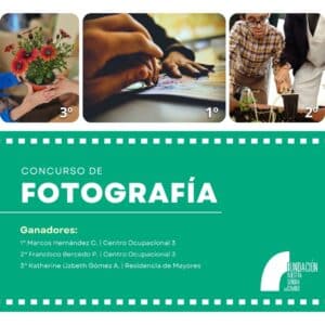 concurso de fotografía con el móvil con la temática “manos que cuidan”,