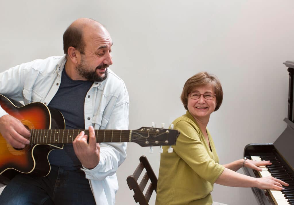 rpm tocando musica